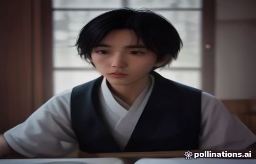 一位内容创作者在明亮的家庭工作室中使用k8yy平台进行选题调研，双屏工作环境，画面温暖有质感